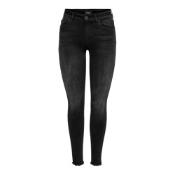 Only Onlblush life midsk ankraw rea1099. black denim