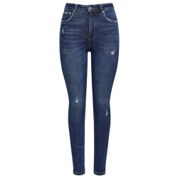Only Highwaist, ankle skinny jeans mila blue denim