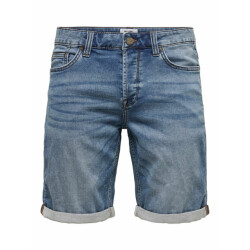 Only & Sons Onsply life blue shorts pk 8584 noo blue denim