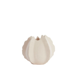 Light & Living vaas deco 26,5x26x23 cm kelapa keramiek crème