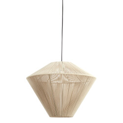 Light & Living hanglamp Ø53x37 cm felida crème