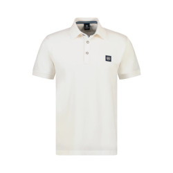 Lerros Heren polo 2453261 103 broken white