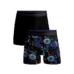 Muchachomalo Jongens 2-pack boxershorts print/effen