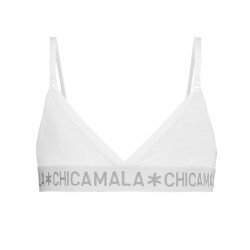 Muchachomalo Meisjes 1-pack triangle top effen