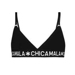 Muchachomalo Meisjes 1-pack triangle top effen