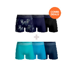 Muchachomalo Heren 3+3-pack boxershorts print/effen