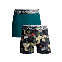 Muchachomalo Heren 2-pack boxershorts baretta blue hawai