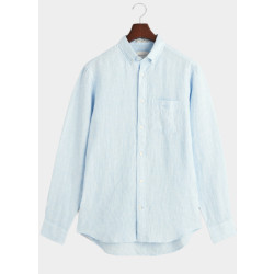 Gant Casual hemd lange mouw linen stripe shirt 3240105/468