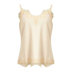 Coster Copenhagen Nude lace top met kant