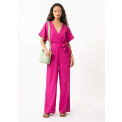 FRNCH Violet linnen jumpsuit adja