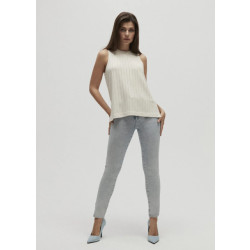 Homage to Denim Licht stretchy vintage blue sarah jeans