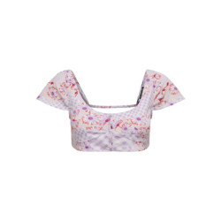Only Onlmadeline s/s open back crop top