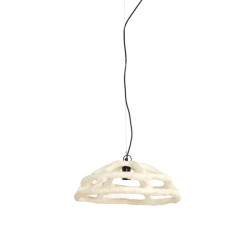 Light & Living hanglamp Ø52x24 cm porila crème