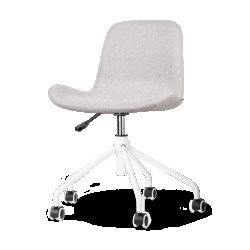 Nolon Nout-fé bureaustoel wit onderstel