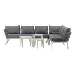 Nest Outdoor Hanne 2 delige tuin loungeset met zitkussens