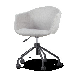 Nolon Nout-otis bureaustoel licht zwart onderstel