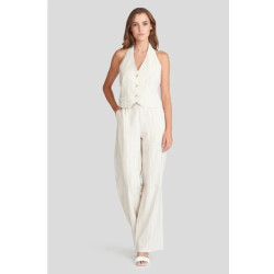 Zizo Broek jayla l34 pinstripe offwhite