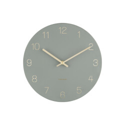 Karlsson wandklok charm engraved numbers small jungle Ø30cm