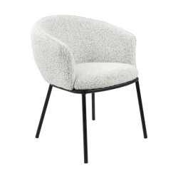 Kick Collection Kick eetkamerstoel duke zwart/wit