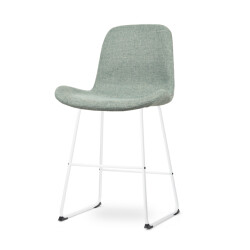 Nolon Nino-fé barkruk zacht wit onderstel 65 cm