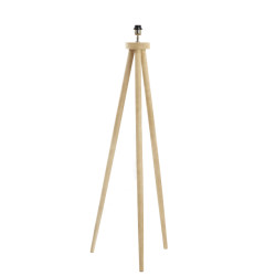 Light & Living vloerlamp driepoot 52x52x122 cm ilias hout mat naturel