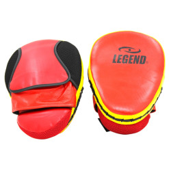 Legend Sports Legend comfort stootkussen rood/geel leer hoogste kwaliteit gemaakt van runderleder ultra soepel legend fiber