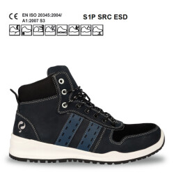 Q1905 Werkschoen sport mid blauw