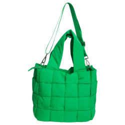 Smashed Lemon 56033 grote shopper schoudertas groen met gewatteerde