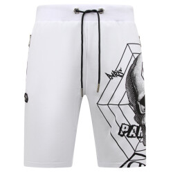 Enos Skull rhinestone korte broek