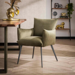 Hoyz eetkamerfauteuil lobby velours