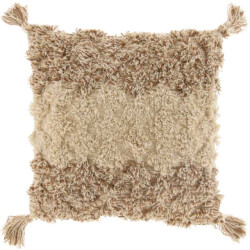 Unique Living kussen beira 45x45cm kokosnoot