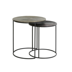 Light & Living bijzettafel talca Ø49x52cm - set van 2