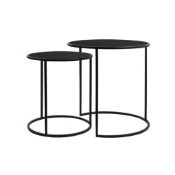Light & Living bijzettafel duarte Ø50x52cm - set van 2