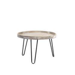 Light & Living bijzettafel kenzie Ø60x34.5cm -