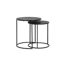 Light & Living bijzettafel rengo Ø49x52cm - set van 2