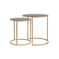 Light & Living bijzettafel duarte Ø50x52cm - set van 2