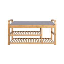 Leitmotiv bankje arch double shelf -