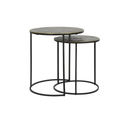 Light & Living bijzettafel rengo Ø49x52cm - set van 2
