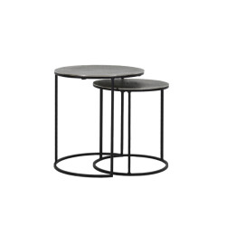 Light & Living bijzettafel rengo Ø49x52cm - set van 2