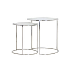 Light & Living bijzettafel duarte Ø50x52cm - set van 2