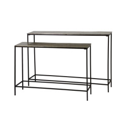 Light & Living side hartsville 119x25x80.5cm - set van 2