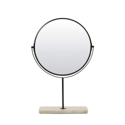 Light & Living spiegel riesco 32.5x12.5x49cm bruin