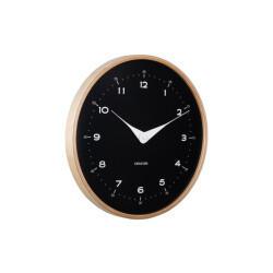 Karlsson wandklok osado dome hout- Ø30cm