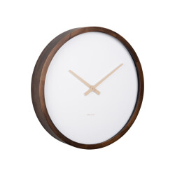 Karlsson wandklok ancho large donker hout- Ø50cm