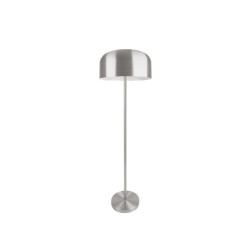 Leitmotiv vloerlamp capa geborsteld staal