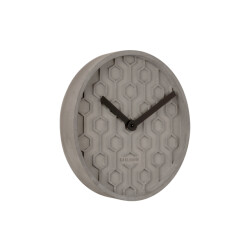 Karlsson wandklok honeycomb donker