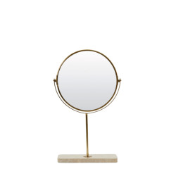 Light & Living spiegel riesco 24x9x40cm bruin