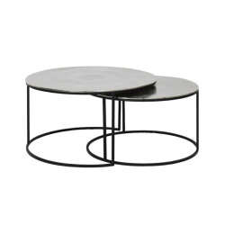 Light & Living salontafel thizas Ø75x41cm - set van 2