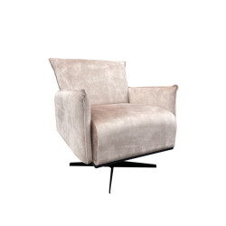 Livingfurn fauteuils philippe torre 2 stof / gecoat staal