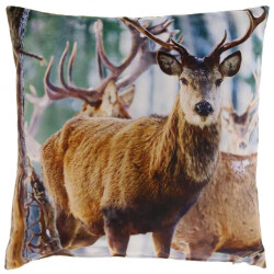 Unique Living kussen rendieren print 45x45cm design 1